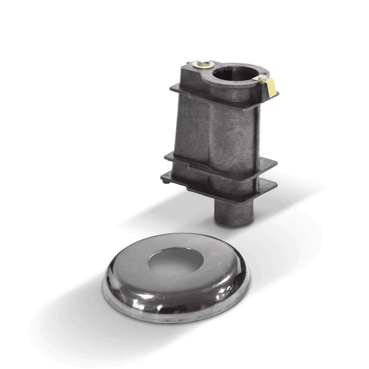 Anclaje Ducha Conex. 1/2" C/Borne Puesta a Tierra