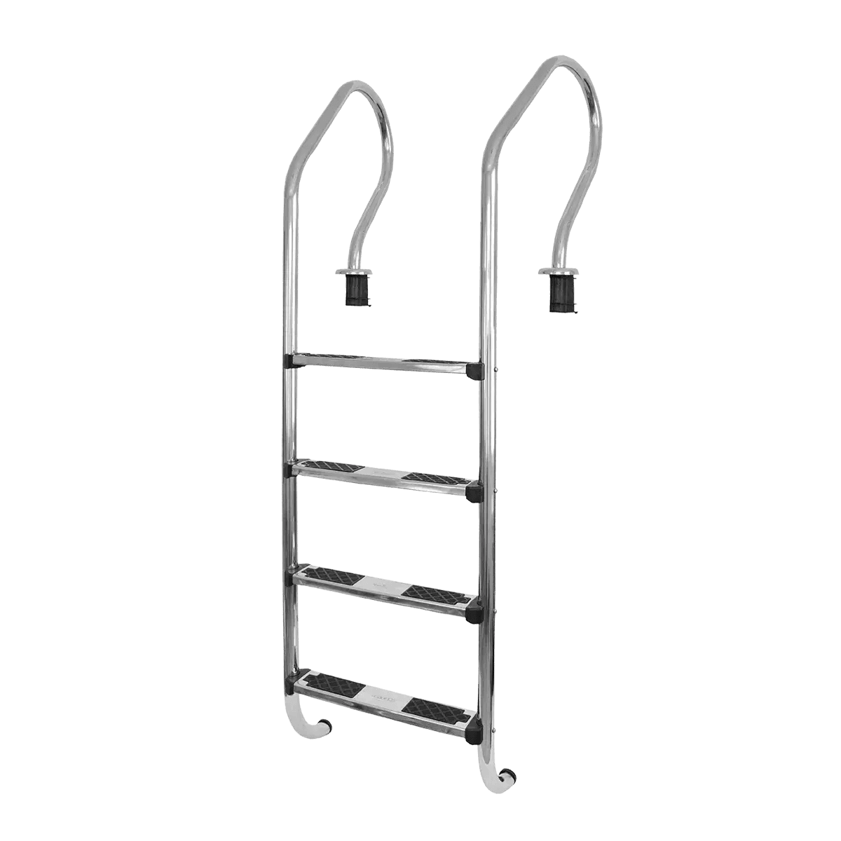 Escalera Mod. Confort 4 Peldaños AC. Inox. C/Anclaje
