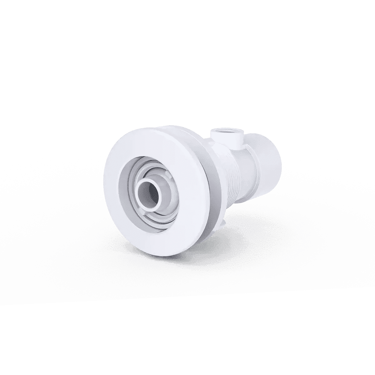 Hidromasajeador a Pegar Ø50/Ø20 Aro Blanco P/F. Vidrio