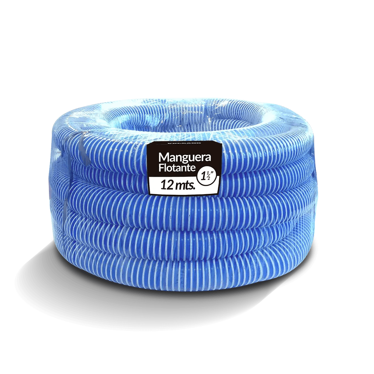 Rollo Manguera 12 MTS FLOT Cristal C/Terminales Ø 1 1/2"