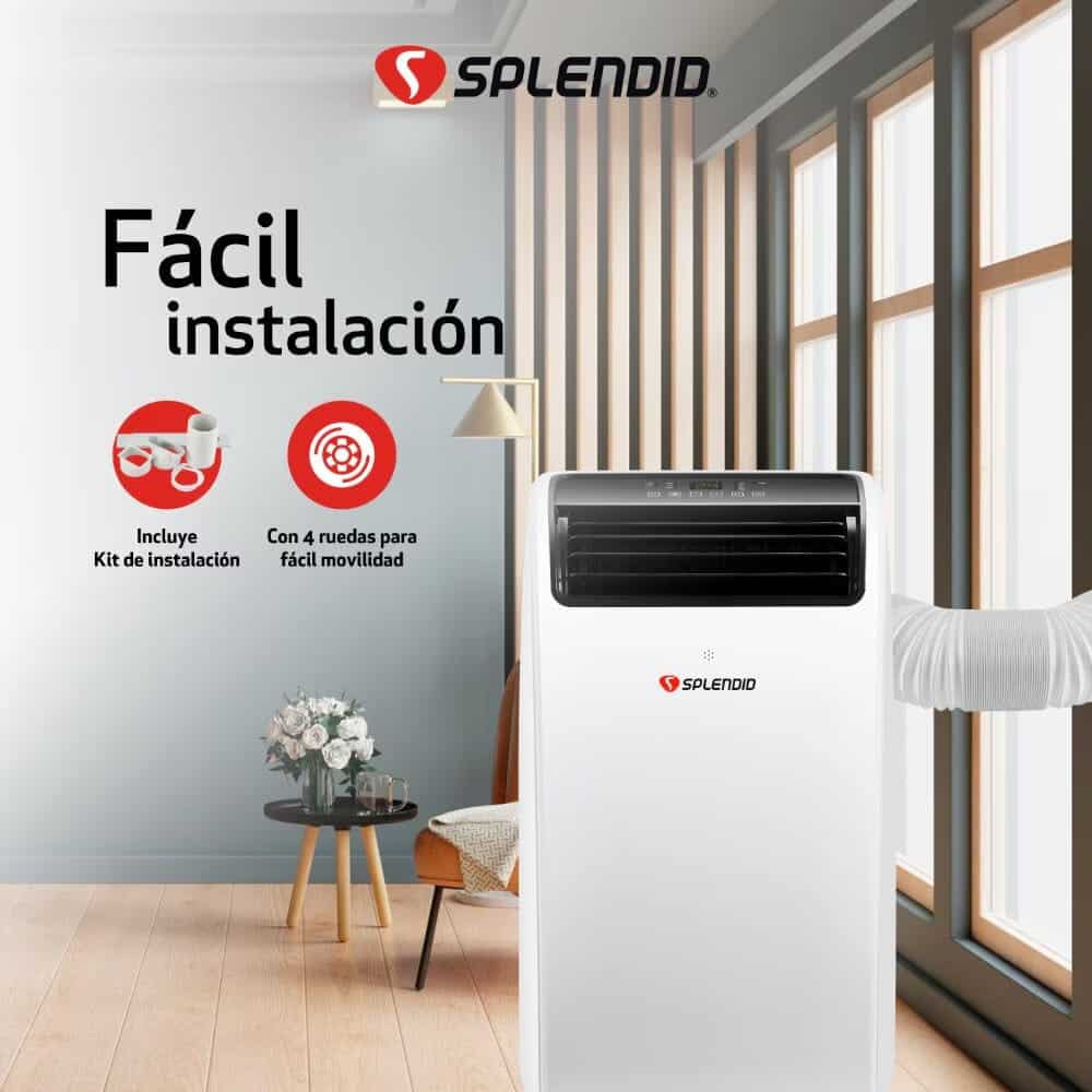 Aire acondicionado portátil 14000 BTU Frío/Calor WiFi Splendid