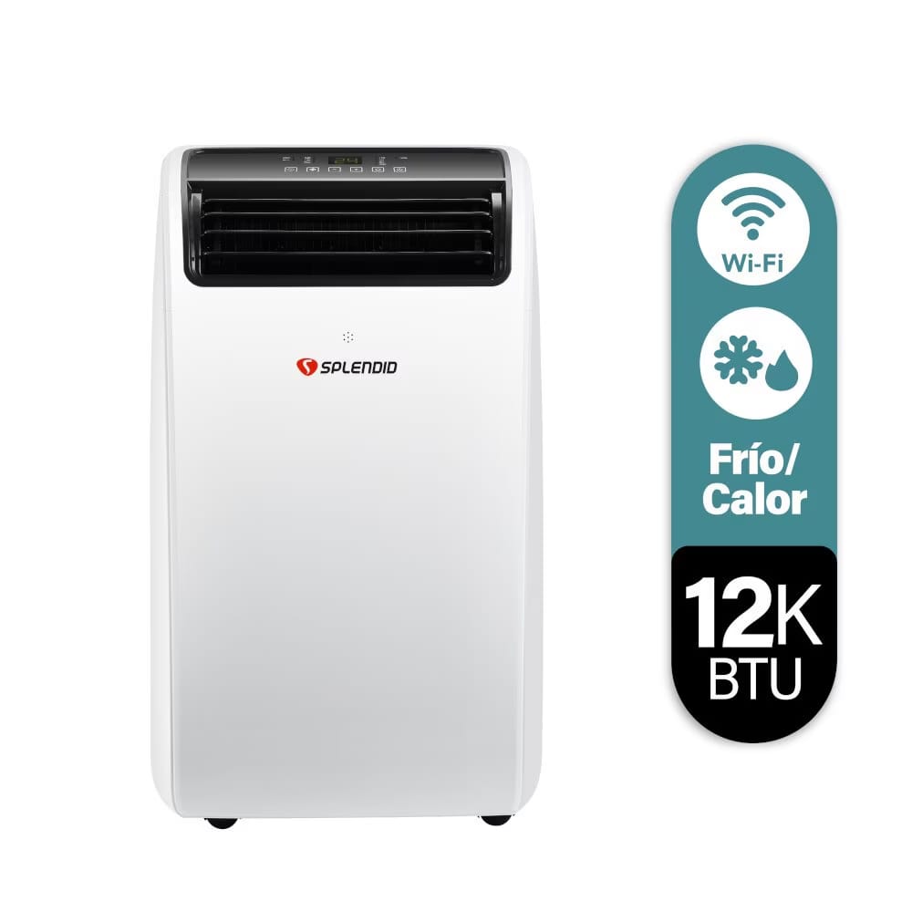 Aire acondicionado portátil 12000 BTU Frío/Calor WiFi Splendid