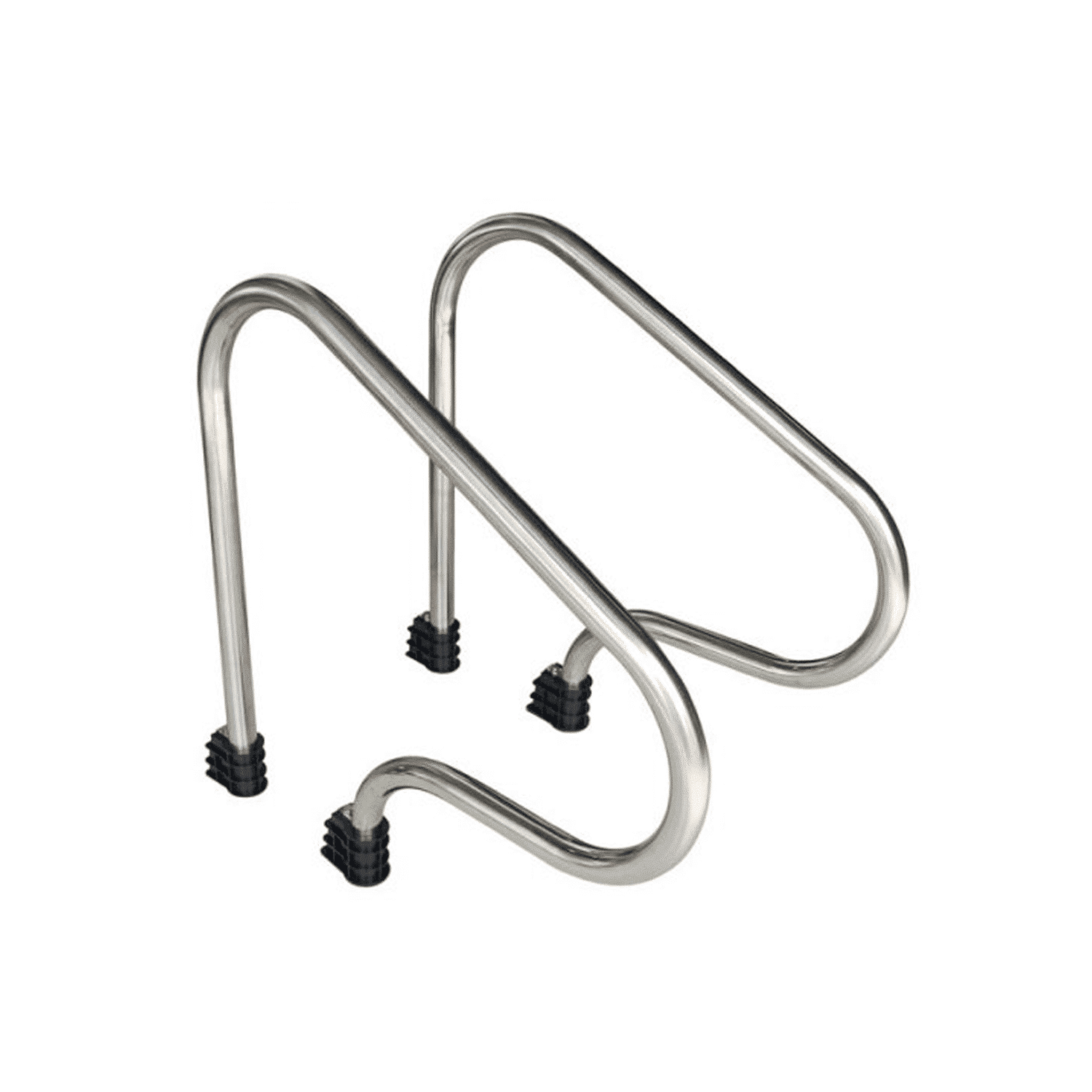 Pasamano corto arv 2 unid.inox 42 mm.